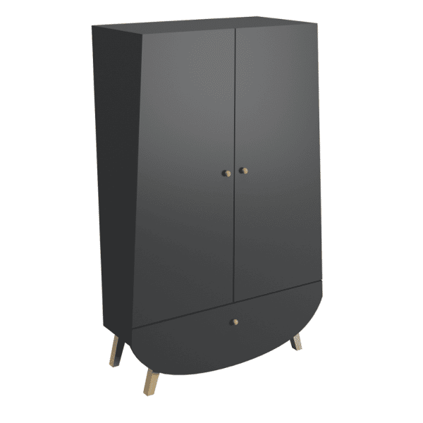 chambre complète trapèze gris anthracite 6