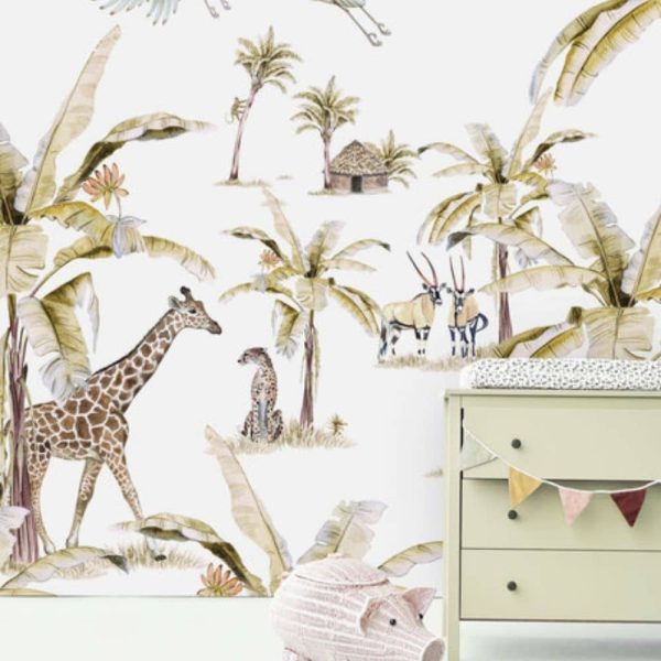 Papier peint African Safari Sunset - Creative Lab Amsterdam