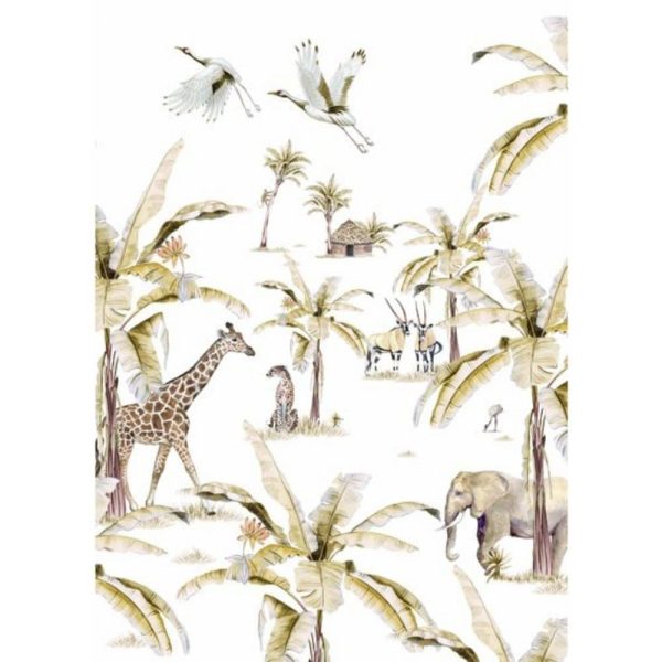 Papier peint African Safari Sunset - Creative Lab Amsterdam