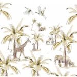 Papier peint African Safari Sunset - Creative Lab Amsterdam