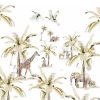 Papier peint African Safari Sunset - Creative Lab Amsterdam