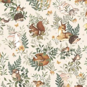 papier peint animaux de la forêt lilipinso (1)
