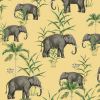 papier peint oscar the elephant yellow 4