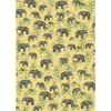 papier peint oscar the elephant yellow 5