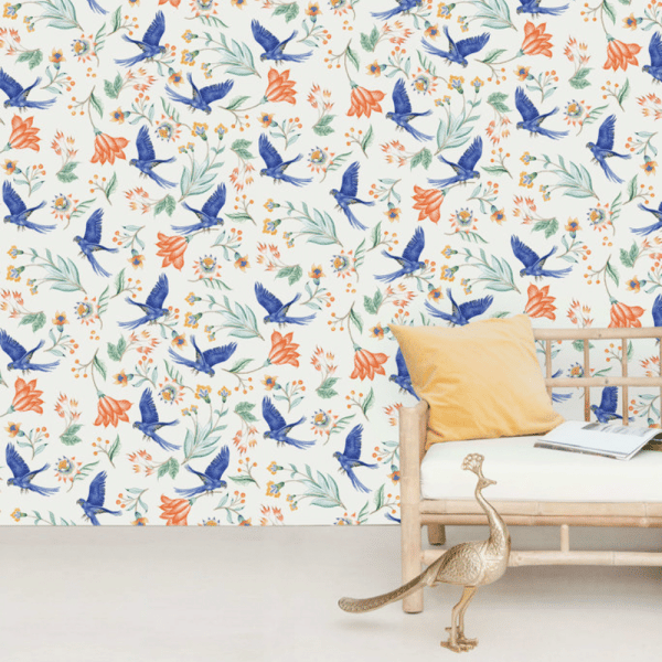papier peint paisley parrot 3