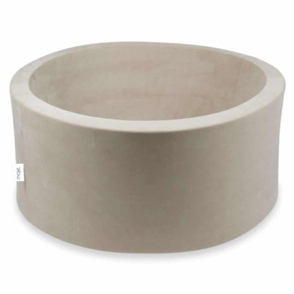 piscine à balles ronde velvet beige (3)