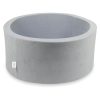 piscine à balles ronde velvet light grey (2)