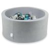 piscine à balles ronde velvet light grey (6)