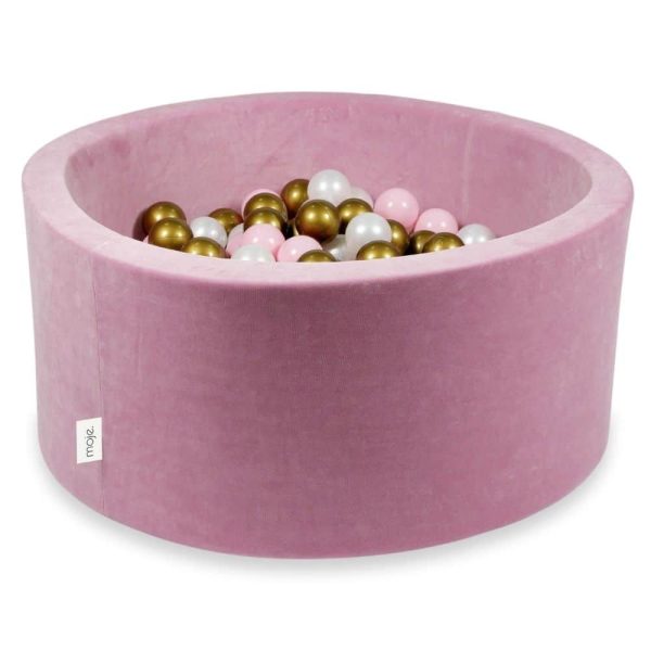 piscine à balles ronde velvet raspberry (12)