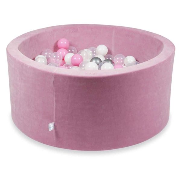 piscine à balles ronde velvet raspberry (14)