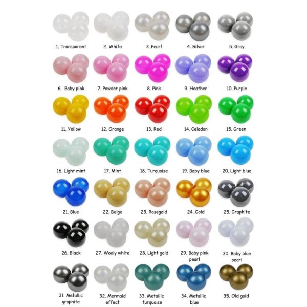 Piscine à balles ronde Teddy Ecru