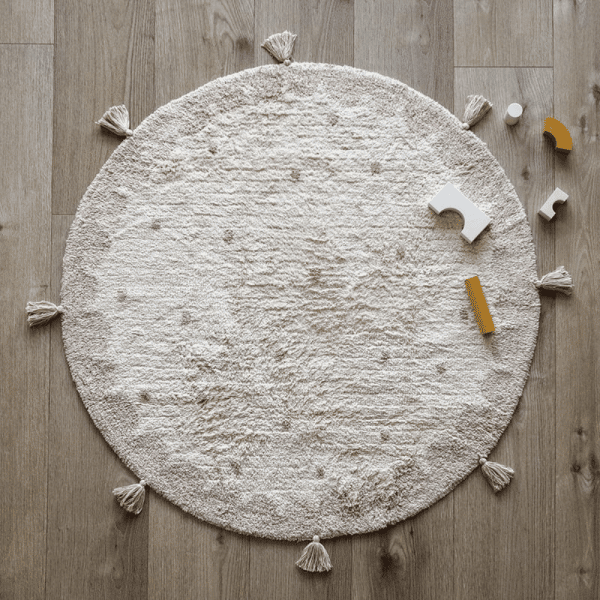 tapis enfant à pois mallen 2