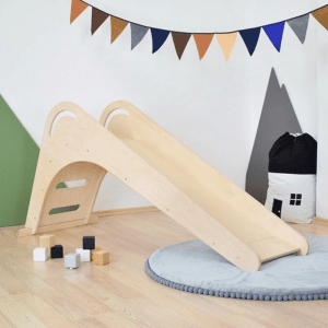 toboggan en bois naturel fichee benlemi 1