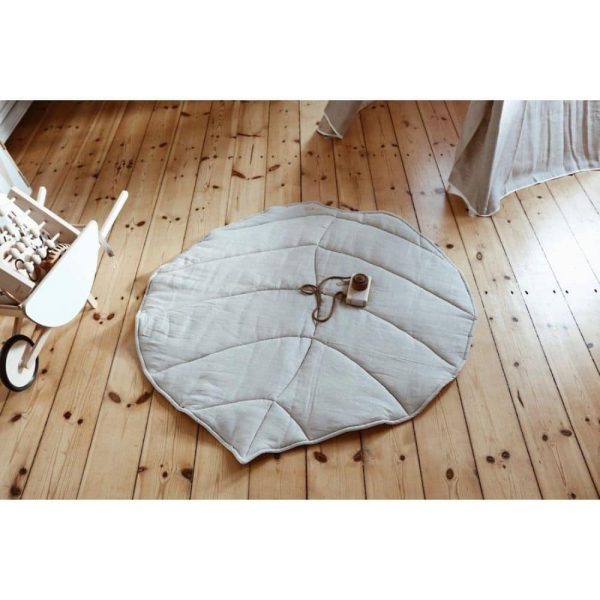 tapis feuille 100 % lin (3)