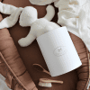 baby nest with ruffles chocolat 2