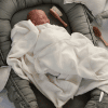 baby nest with ruffles olive 5