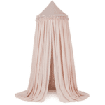 ciel de lit boho maxi rose poudré 1