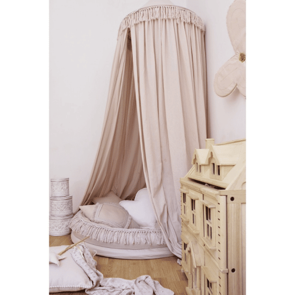 ciel de lit boho maxi rose poudré 4