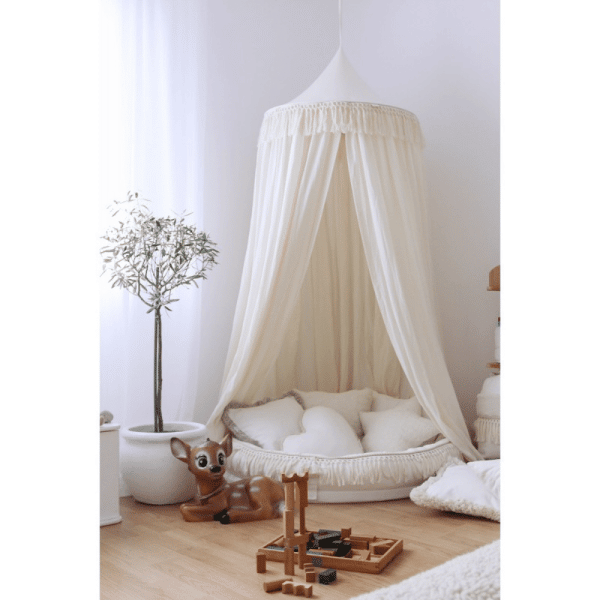 ciel de lit boho maxi vanille 2