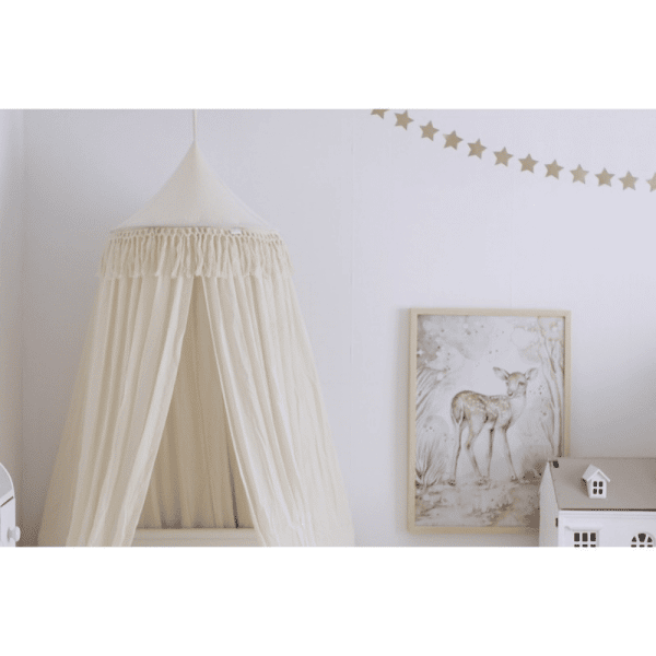 ciel de lit boho vanille 5