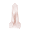 ciel de lit en coton rose poudré 1