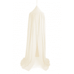 ciel de lit en coton vanille 1