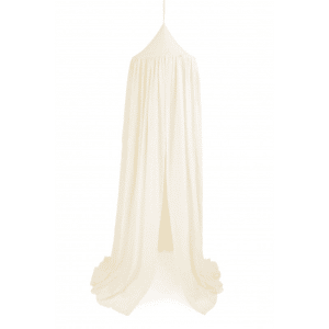 ciel de lit en coton vanille 1