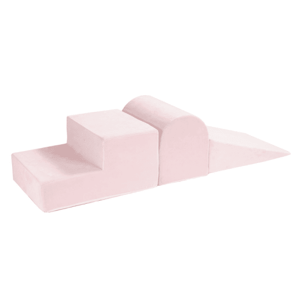 parcours de motricité 3 pièces rose clair3