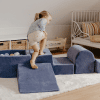parcours de motricité avec piscine + 100 balles gris bleu4