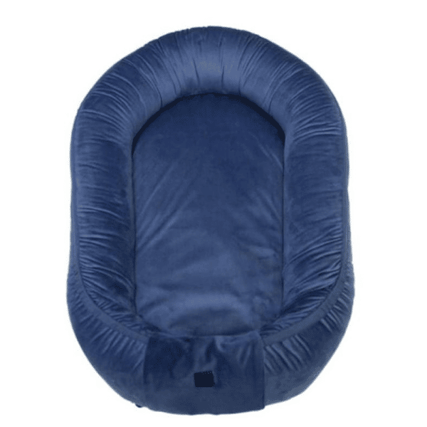 réducteur de lit velvet bleu marine 2
