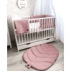 tapis velours feuille rose 3