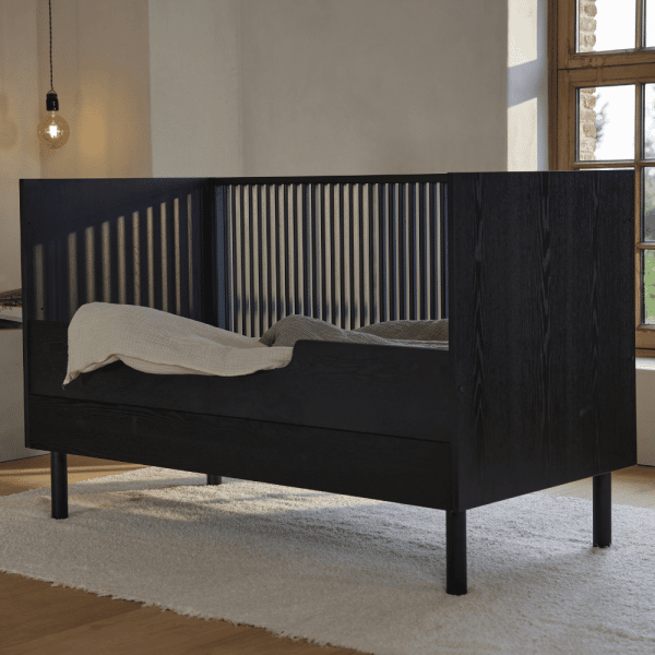 lit bébé hai no ki black 1