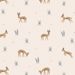 papier peint gazelles 1
