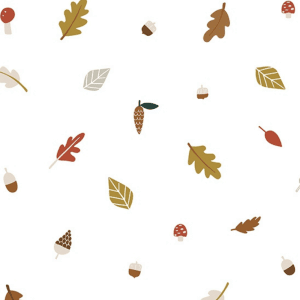 papier peint forêt feuilles d'automne