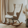 rocking adult chair de luxe argile 2