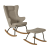 rocking adult chair de luxe argile 4
