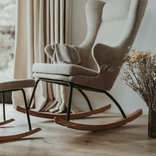 rocking adult chair de luxe argile 6