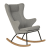 rocking adult chair de luxe sand grey 1