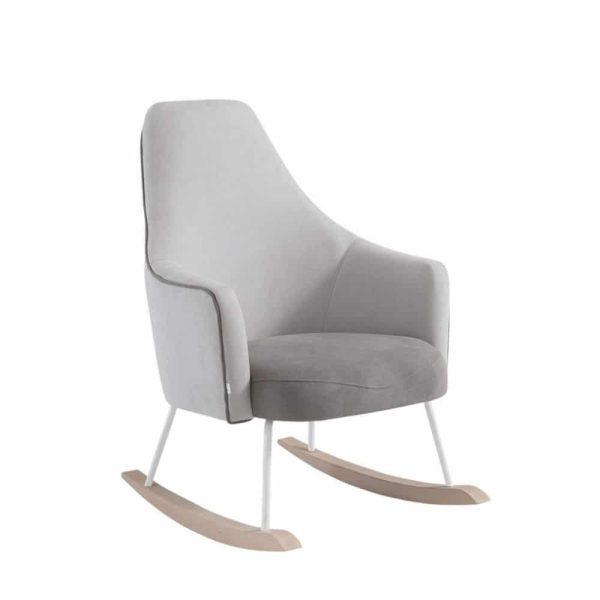 Fauteuil d'allaitement à bascule Gris clair-Gris nuit Moom - Micuna