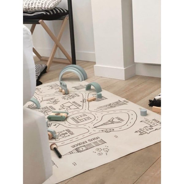 Tapis de jeu enfant Ma petite europe - Mates for living