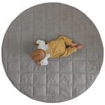 tapis de jeu rond gris nuage - mates for living