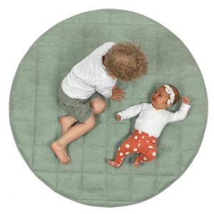 tapis de jeu rond vert menthe - mates for living