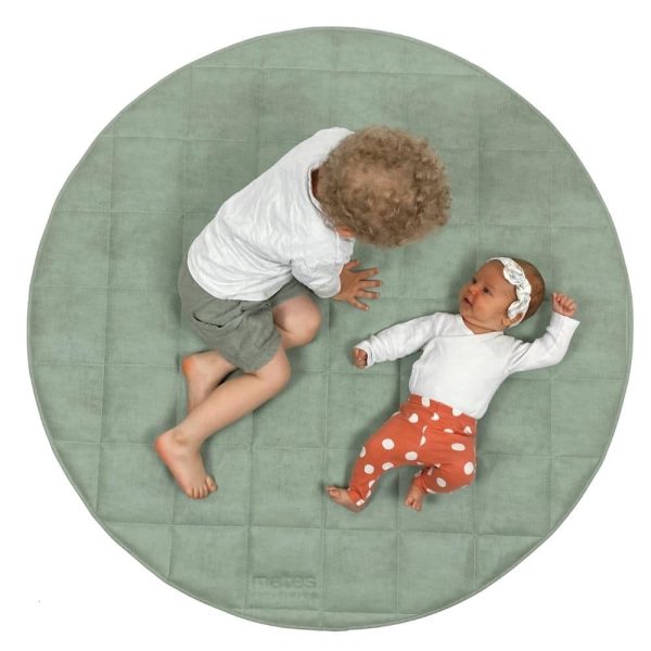 tapis de jeu rond vert menthe - mates for living