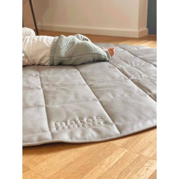 Tapis de jeu rond Gris nuage - Mates for living