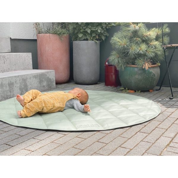 Tapis de jeu rond Vert Menthe - Mates for living