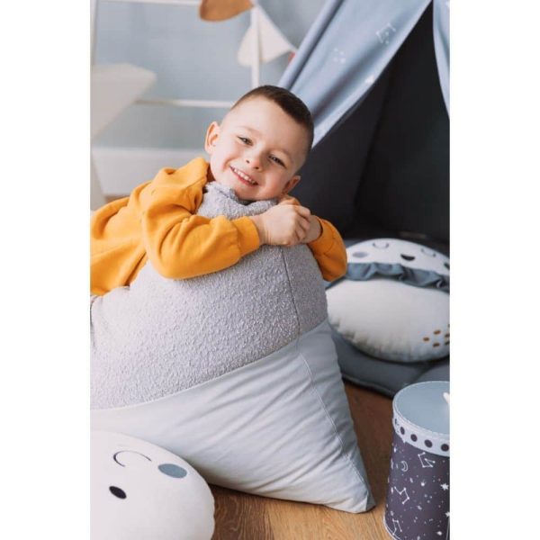 Pouf gris Big Mellow - Wigiwama