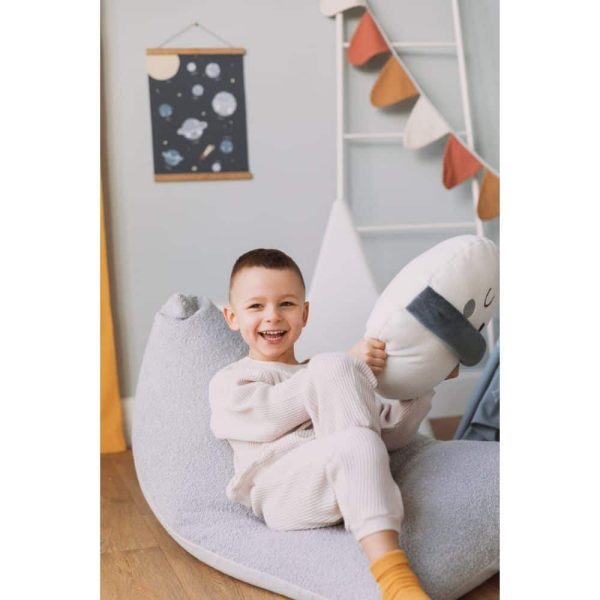 Pouf gris Big Mellow - Wigiwama