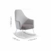 Fauteuil d'allaitement à bascule Moom - Micuna