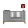 lit bébé bellamy gris
