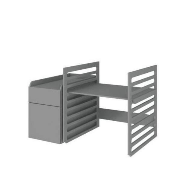 lit bébé bellamy gris8